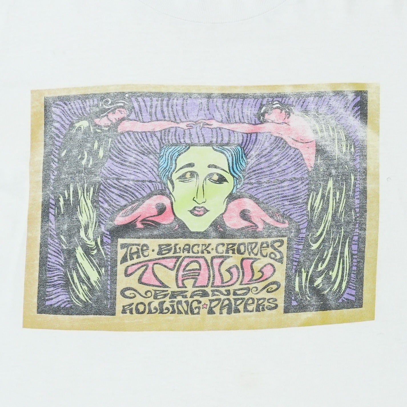 1990s The Black Crowes Tall Rolling Papers Shirt