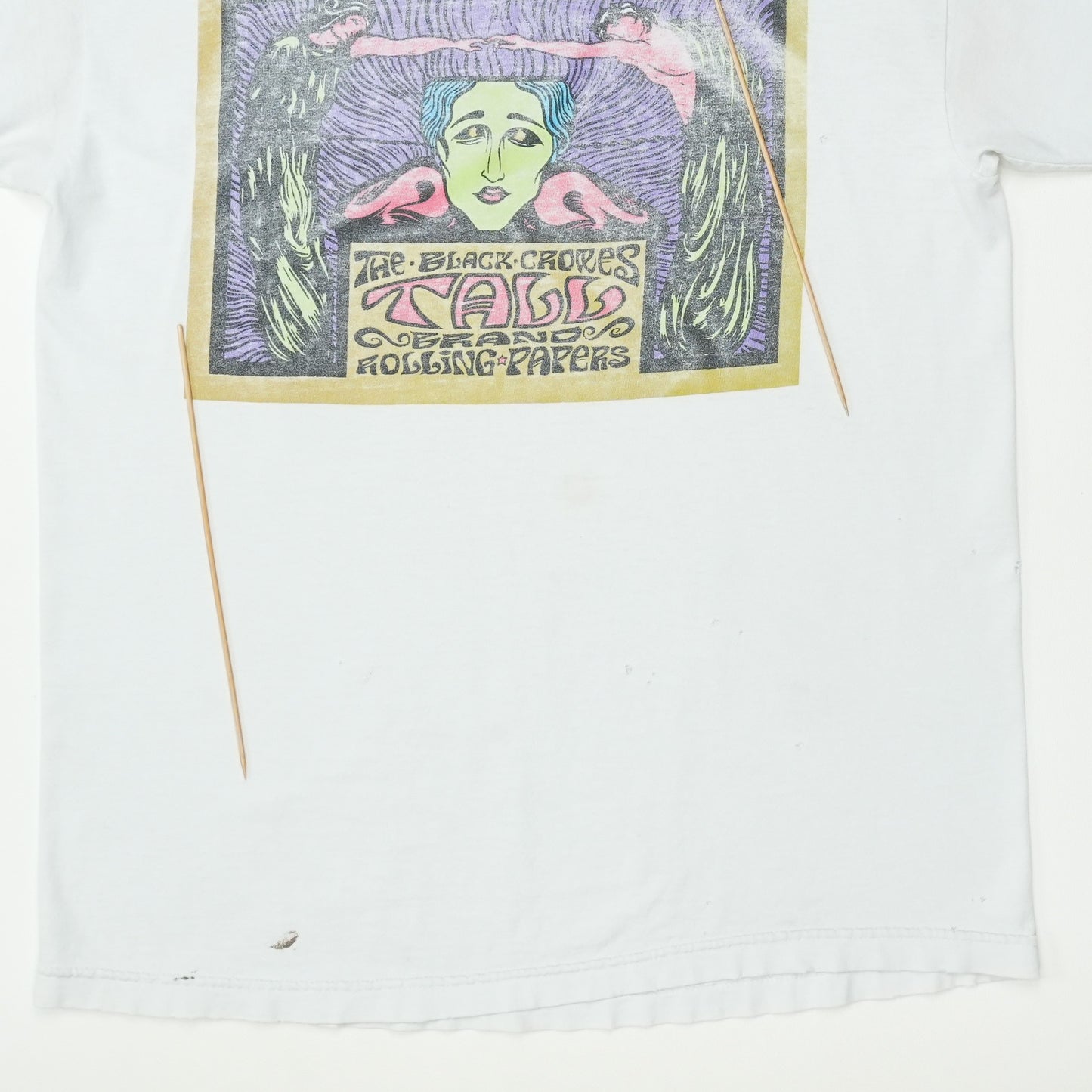 1990s The Black Crowes Tall Rolling Papers Shirt