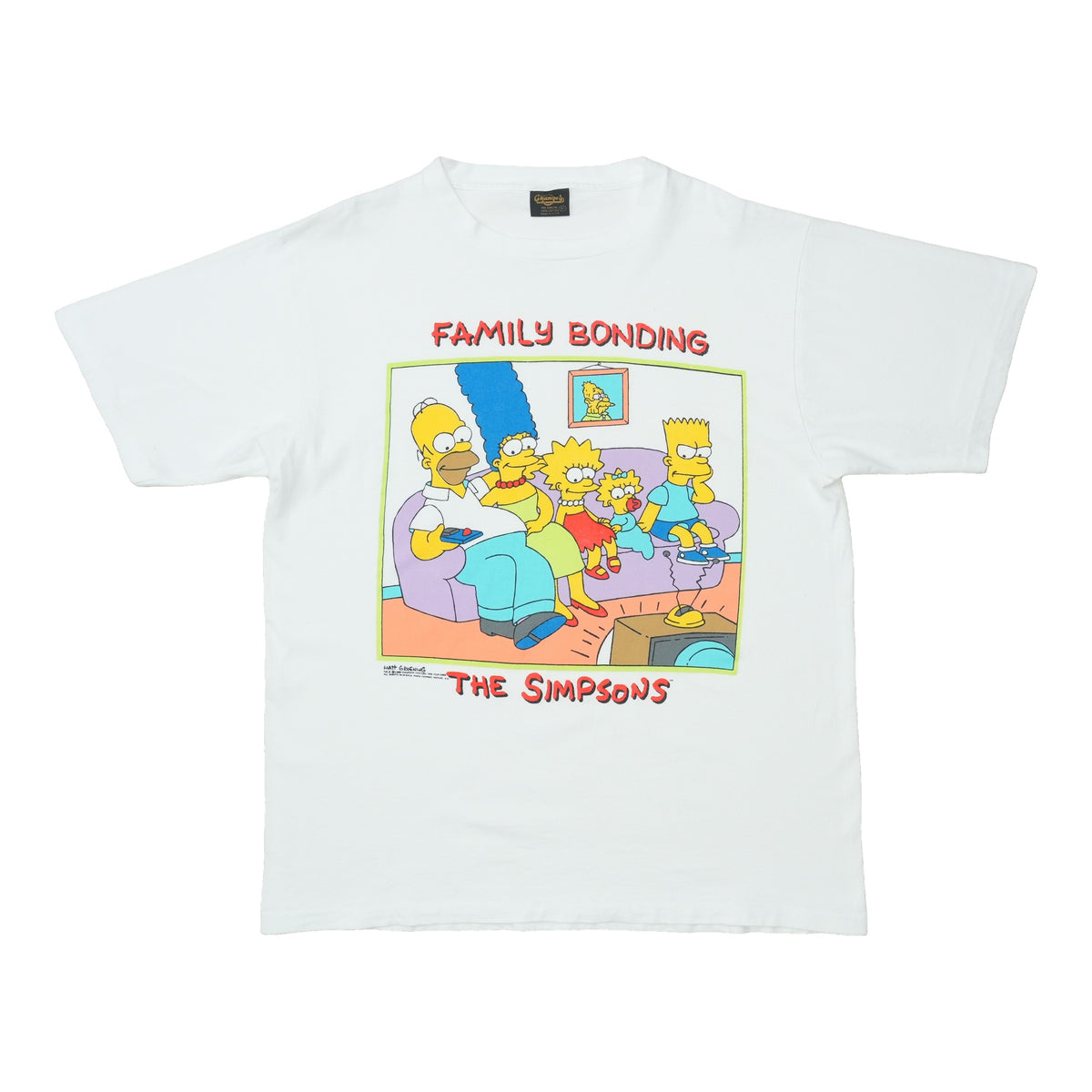 1990s The Simpsons Family Bonding Shirt