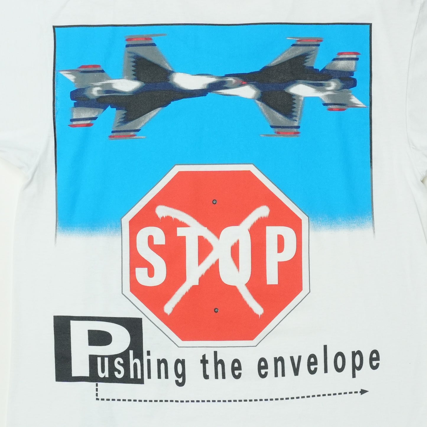 1990s Thunderbirds Pushing The Envelope Shirt