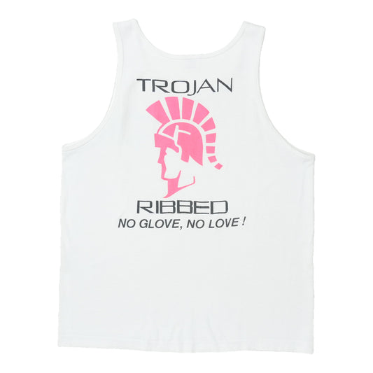1990s Trojans No Glove No Love Tank Top