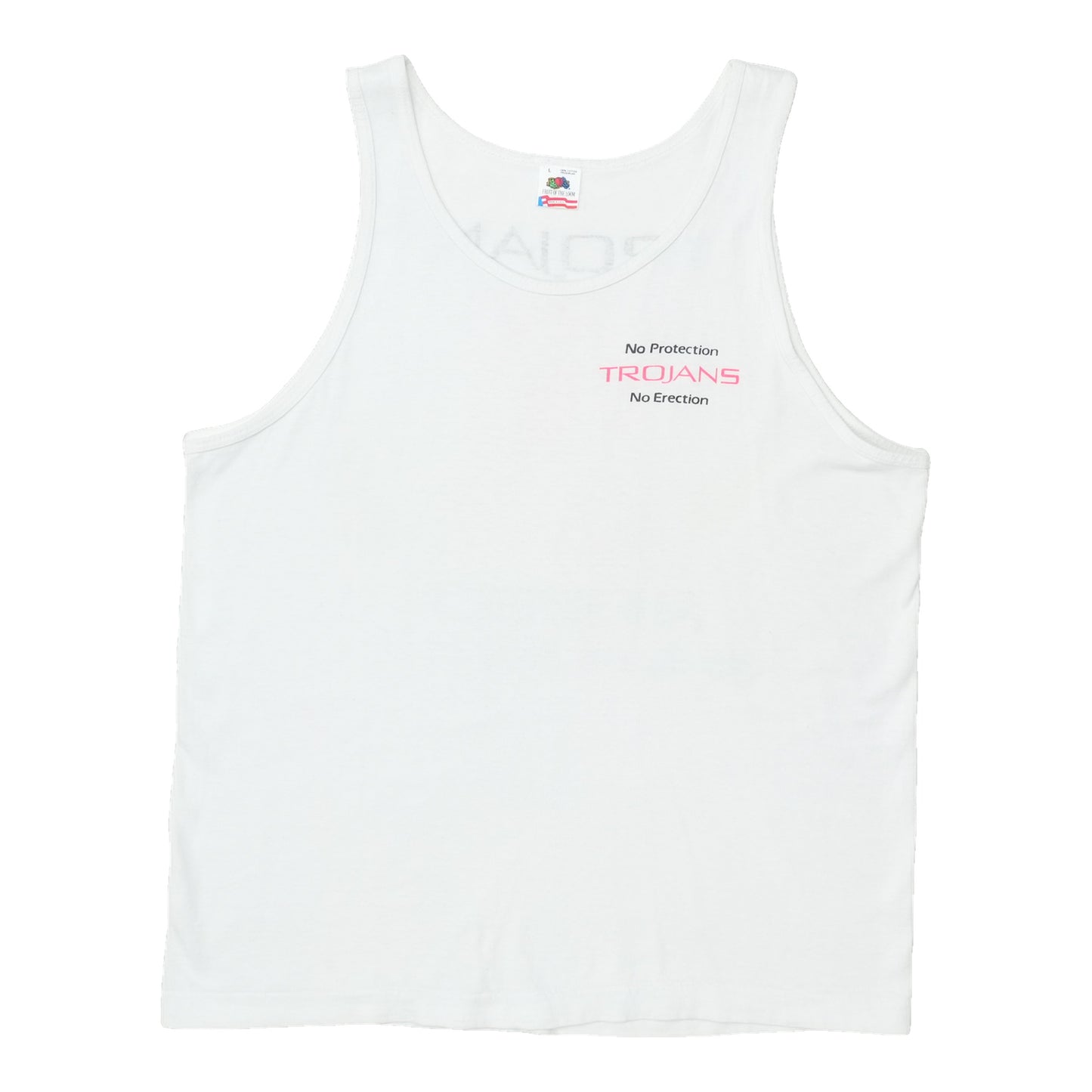 1990s Trojans No Glove No Love Tank Top