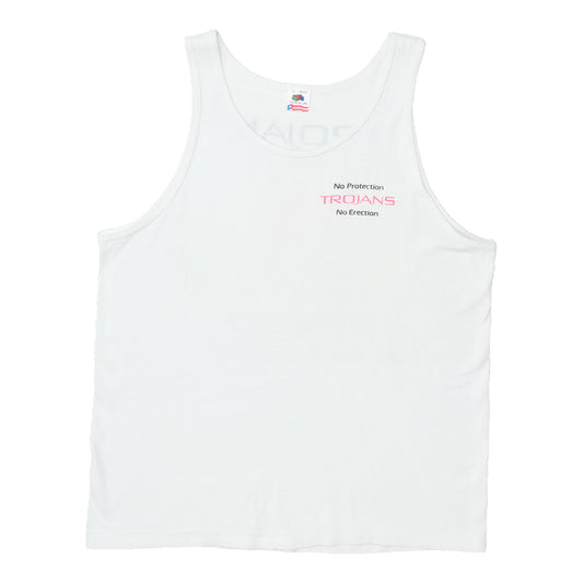 1990s Trojans No Glove No Love Tank Top