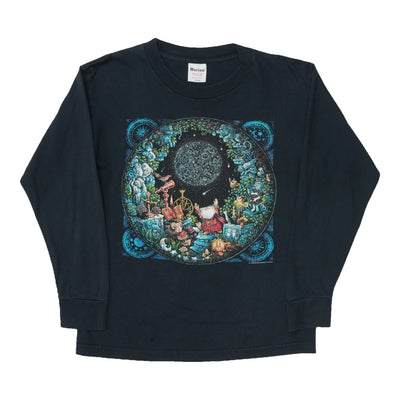 1990s Wizard Zodiac Celestial Long Sleeve Shirt