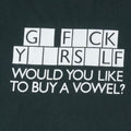 1990s Would You Like To Buy A Vowel Shirt