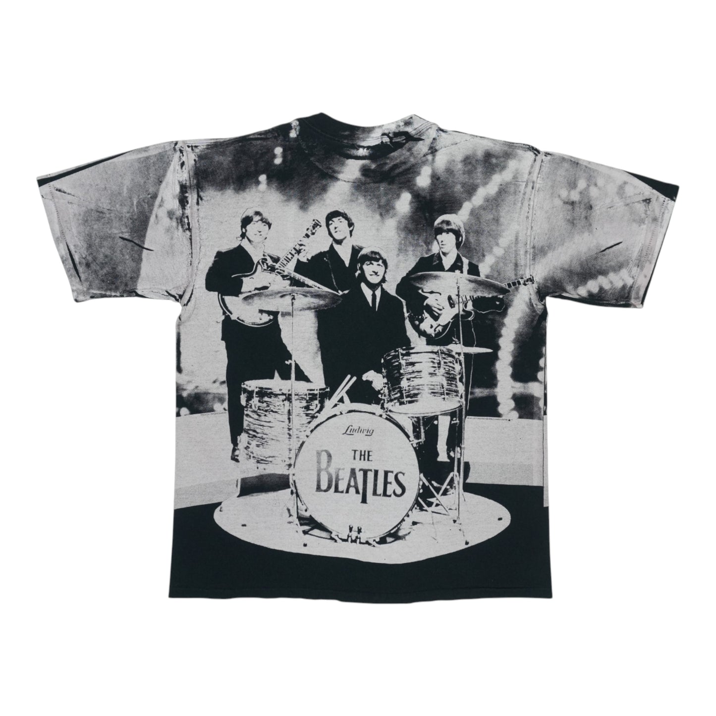 1990s Beatles All Over Print Shirt