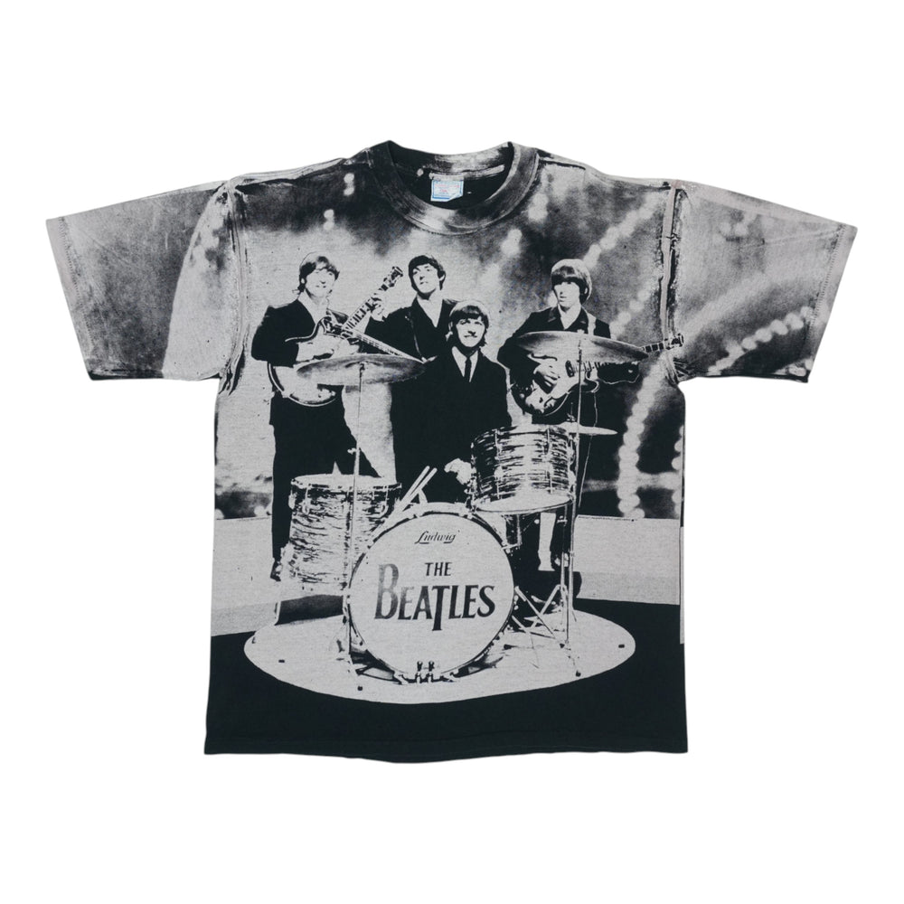 1990s Beatles All Over Print Shirt