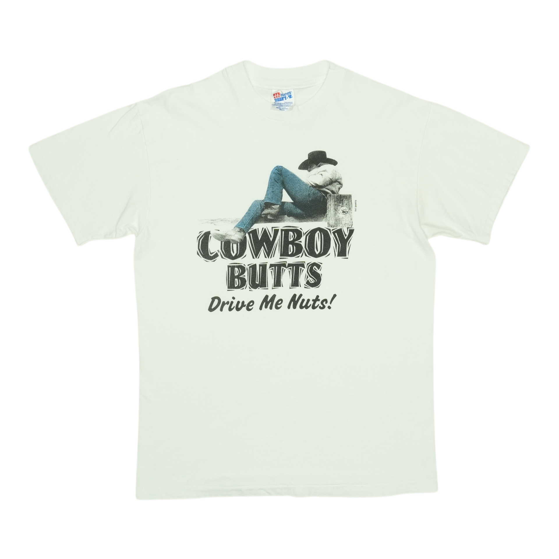 1990s Cowboy Butts Drive Me Nuts Shirt | Authentic Vintage Tee – WyCo ...