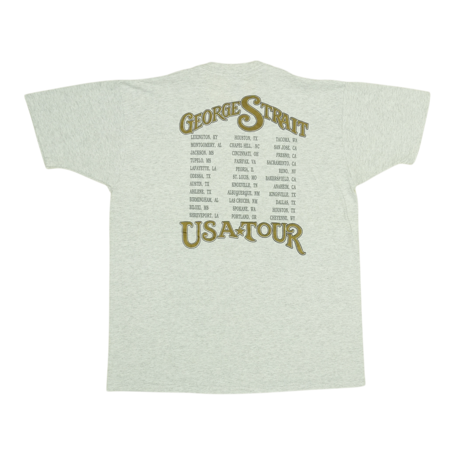 1990s George Strait Tour Shirt Back