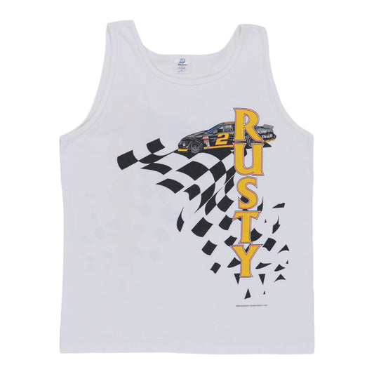 1990s Rusty Wallace Miller Beer Tank Top Shirt