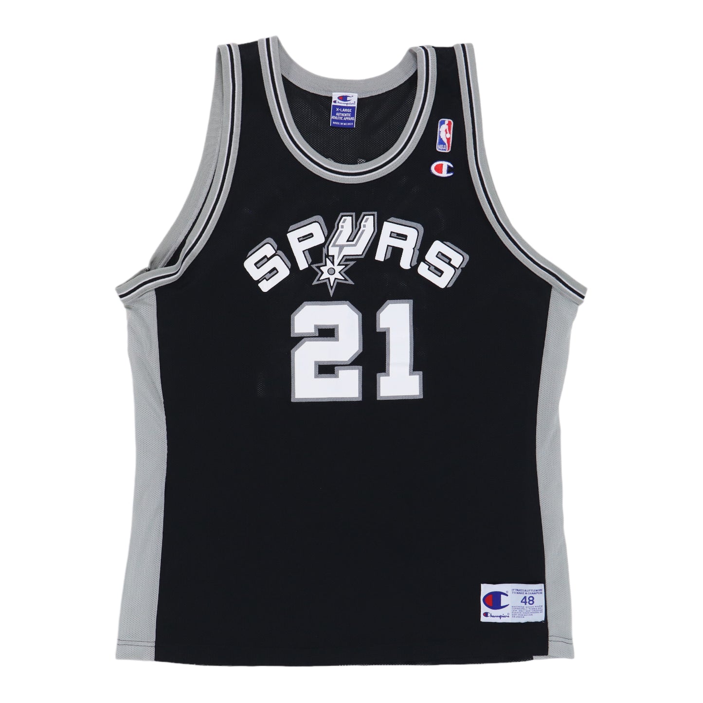 1990s Tim Duncan San Antonio Spurs NBA Basketball Jersey