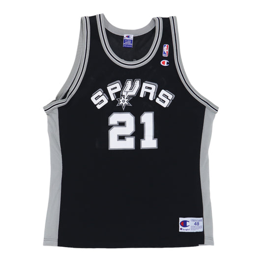 1990s Tim Duncan San Antonio Spurs NBA Basketball Jersey