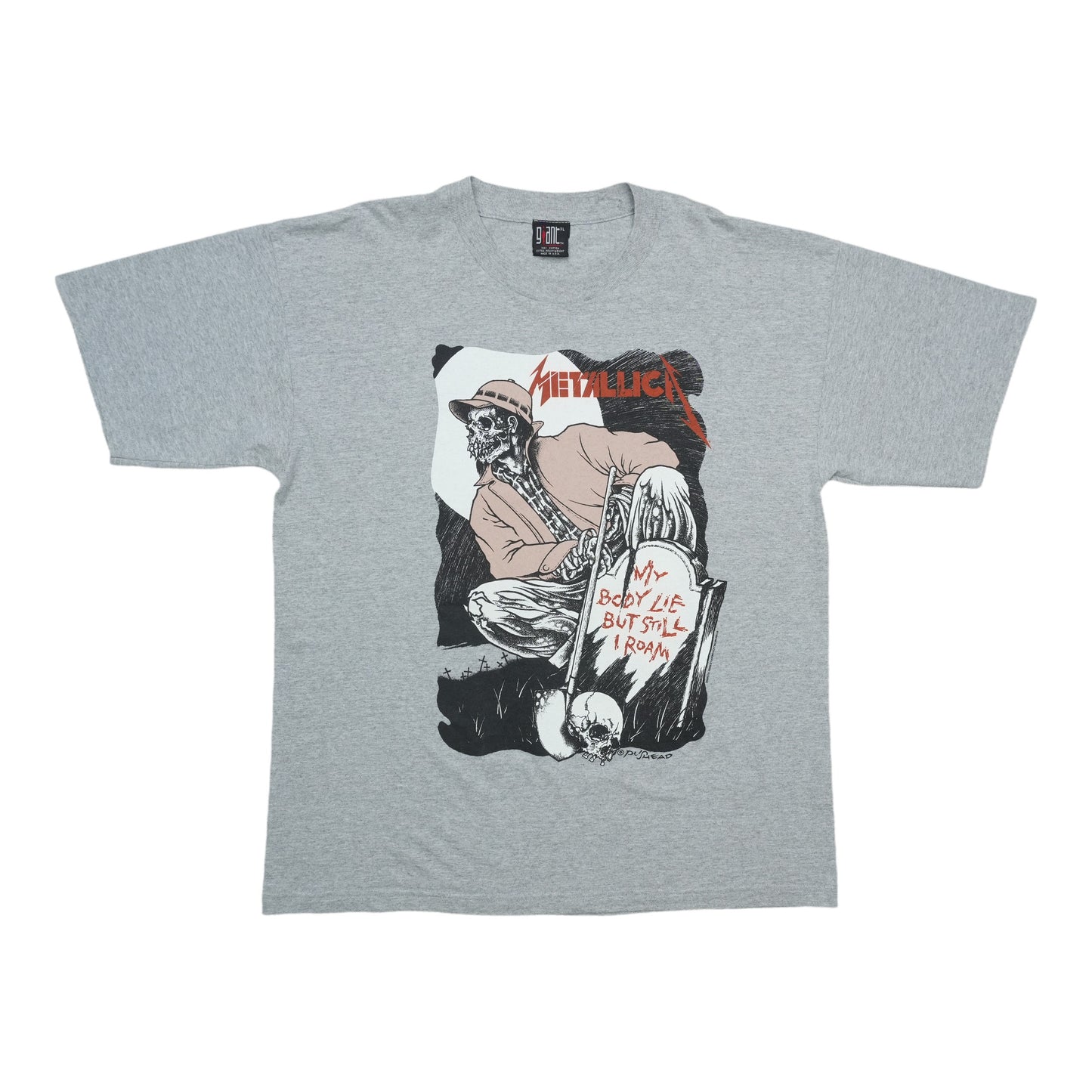 1990s Metallica Unforgiven Pushead Shirt Front