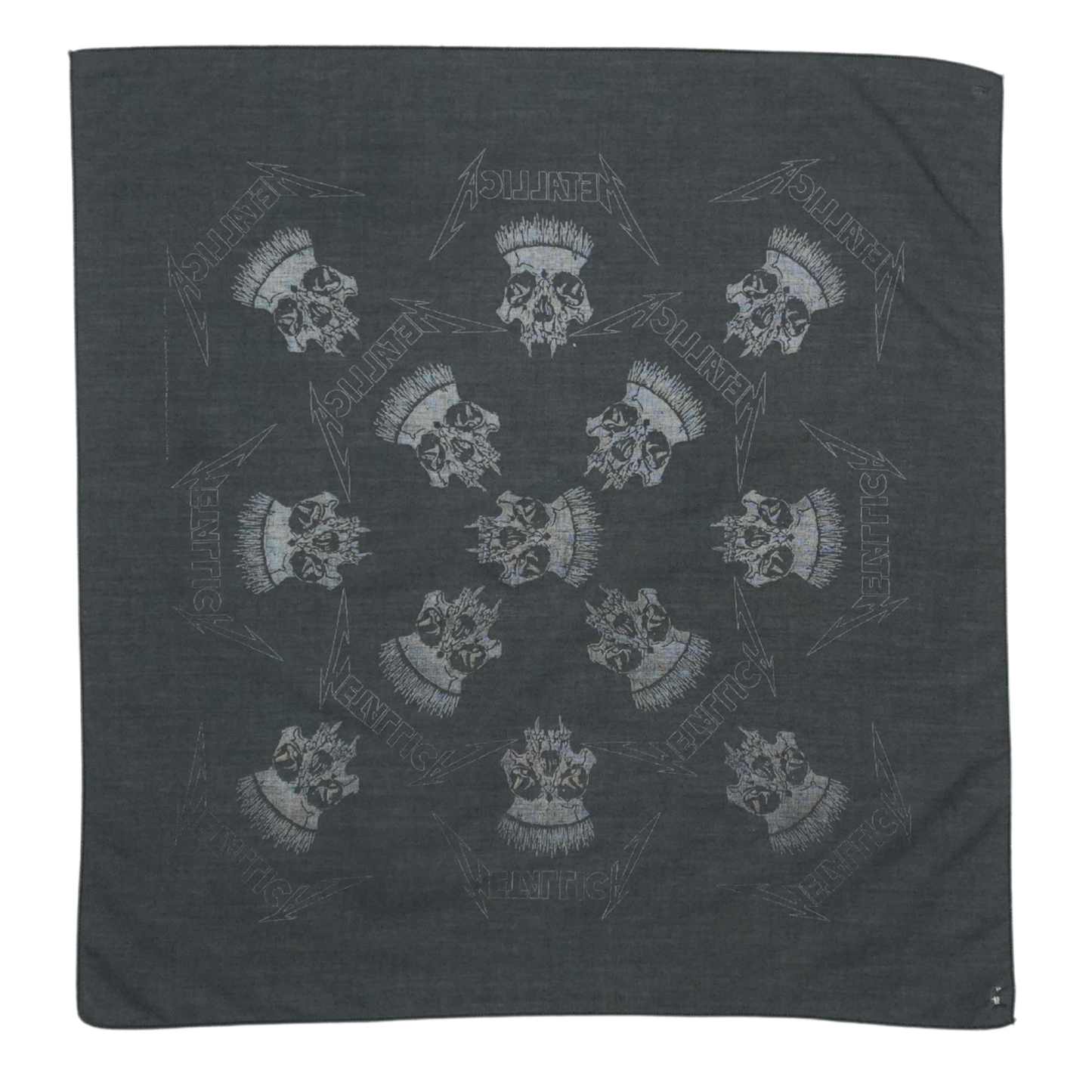 1990s Metallica Pushead Bandana Back