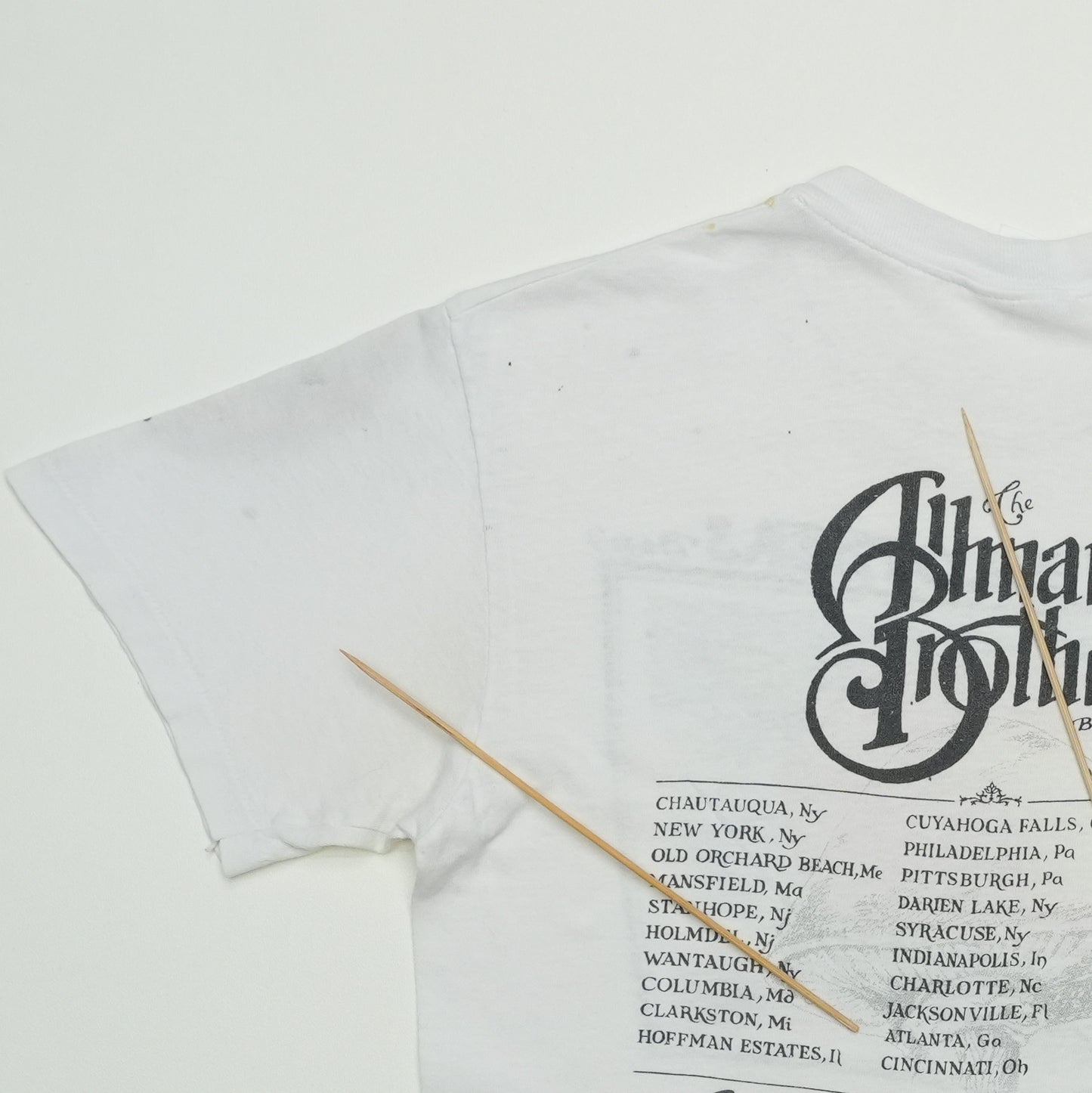 1990s Allman Brothers Band Eat a Peach Shirt Detail 6