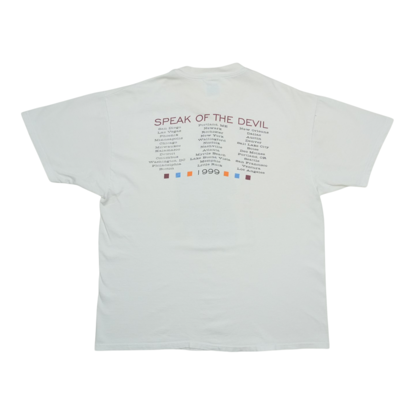 1990s Chris Isaak Speak of the Devil Shirt Back