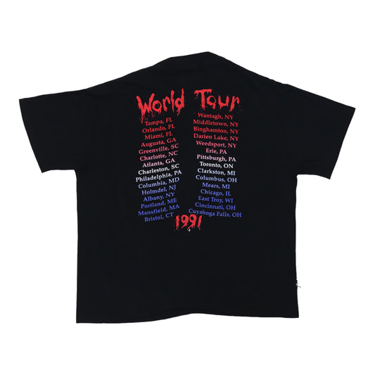 1991 Cinderella Heartbeat Station Tour Shirt