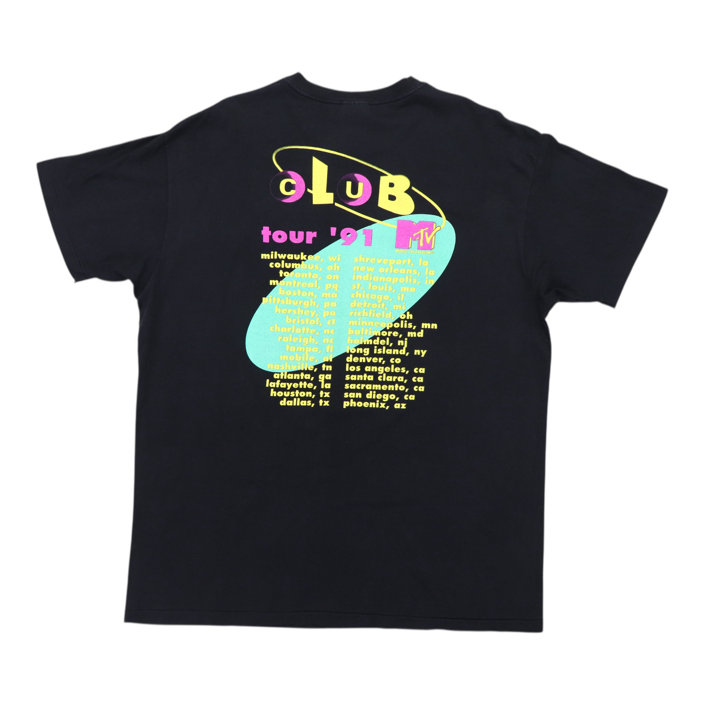 1991 Club MTV Tour Shirt