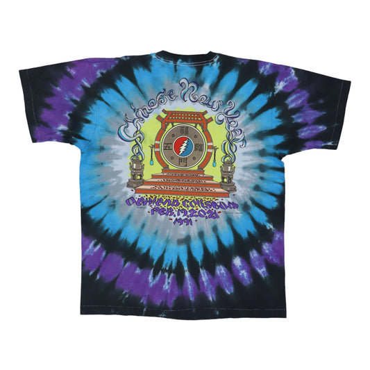 1991 Grateful Dead Chinese New Year Tie Dye Concert Shirt