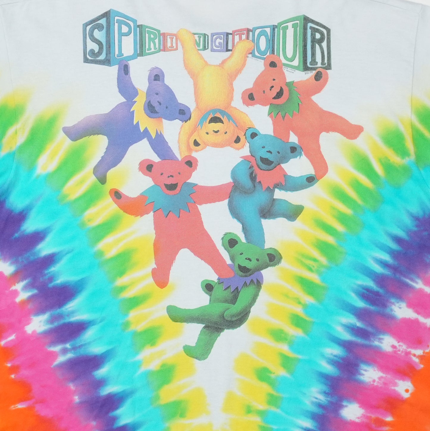 1991 Grateful Dead Spring Tour Tie Dye Shirt