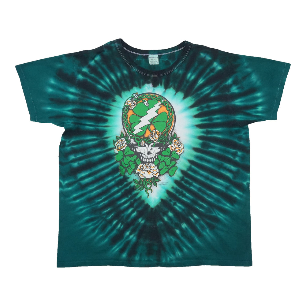 1991 Grateful Dead St Patricks Day Tour Tie Dye Shirt