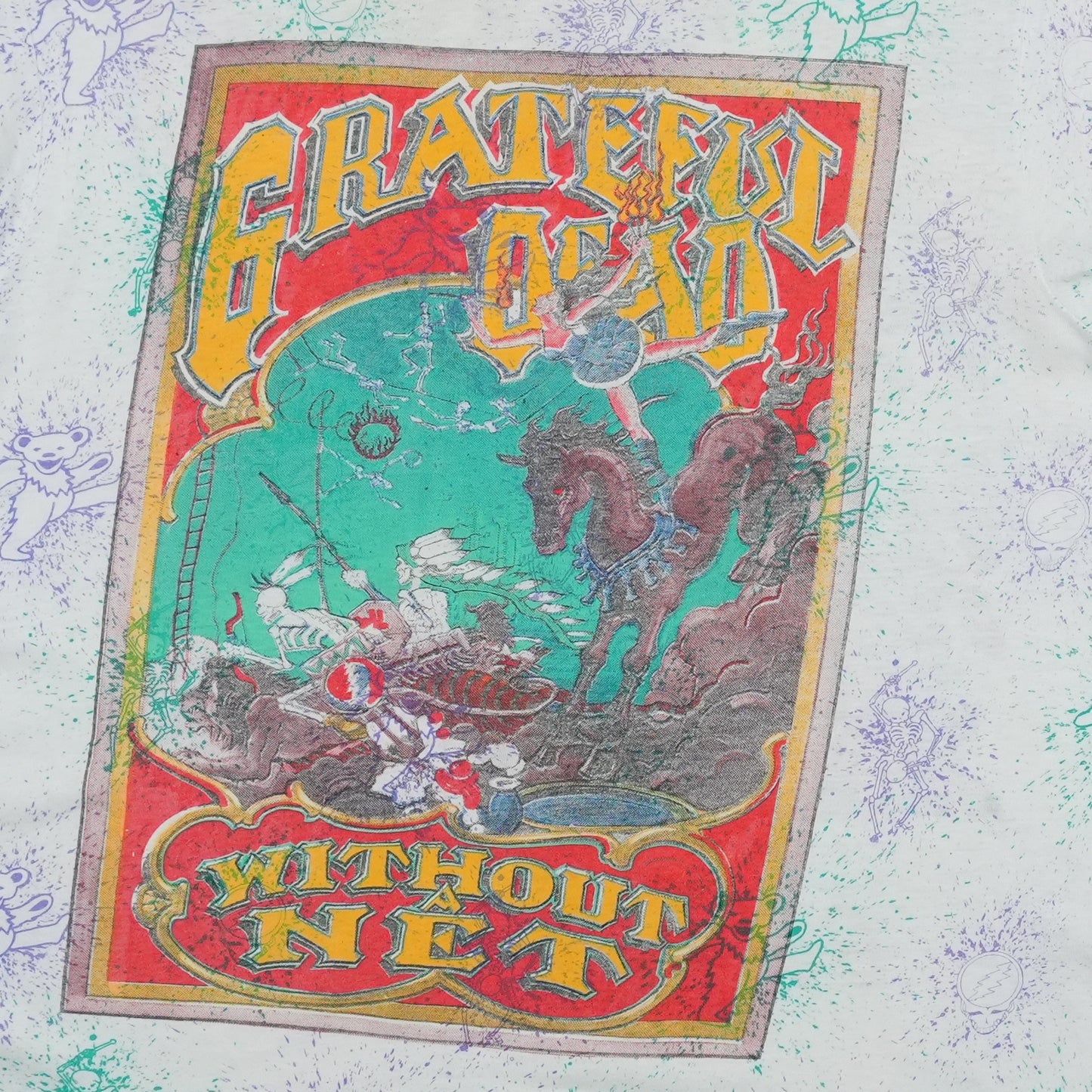 1991 Grateful Dead Without A Net Tour Shirt