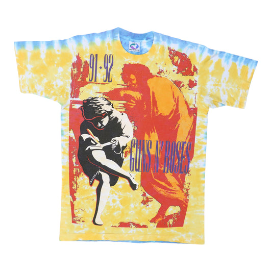 1991 Guns N Roses Use Your Illusion Tie Dye Shirt