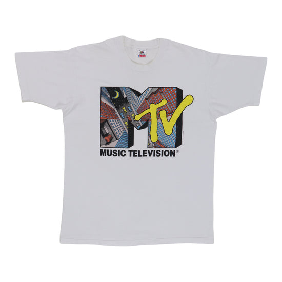 T-shirt MTV Music Television PEACE NOW 2009 - Coton Taille M - Promo Limitée Occasion