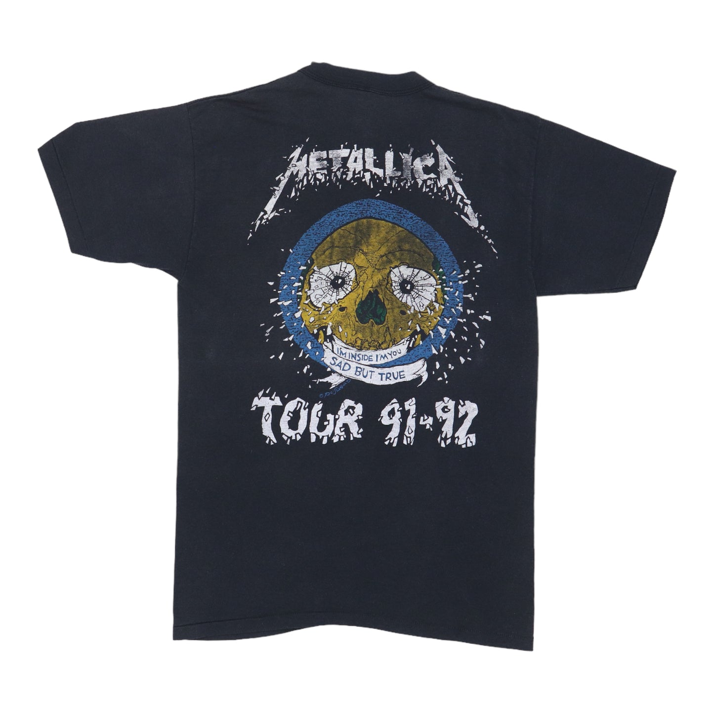 1991 Metallica Sad But True Tour Shirt