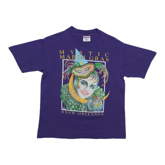 1991 Mystic Mardi Gras New Orleans Shirt Front