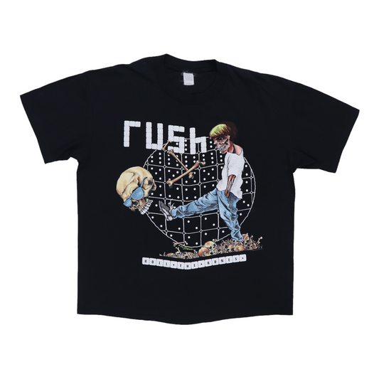 1991 Rush Roll The Bones Pushead Tour Shirt