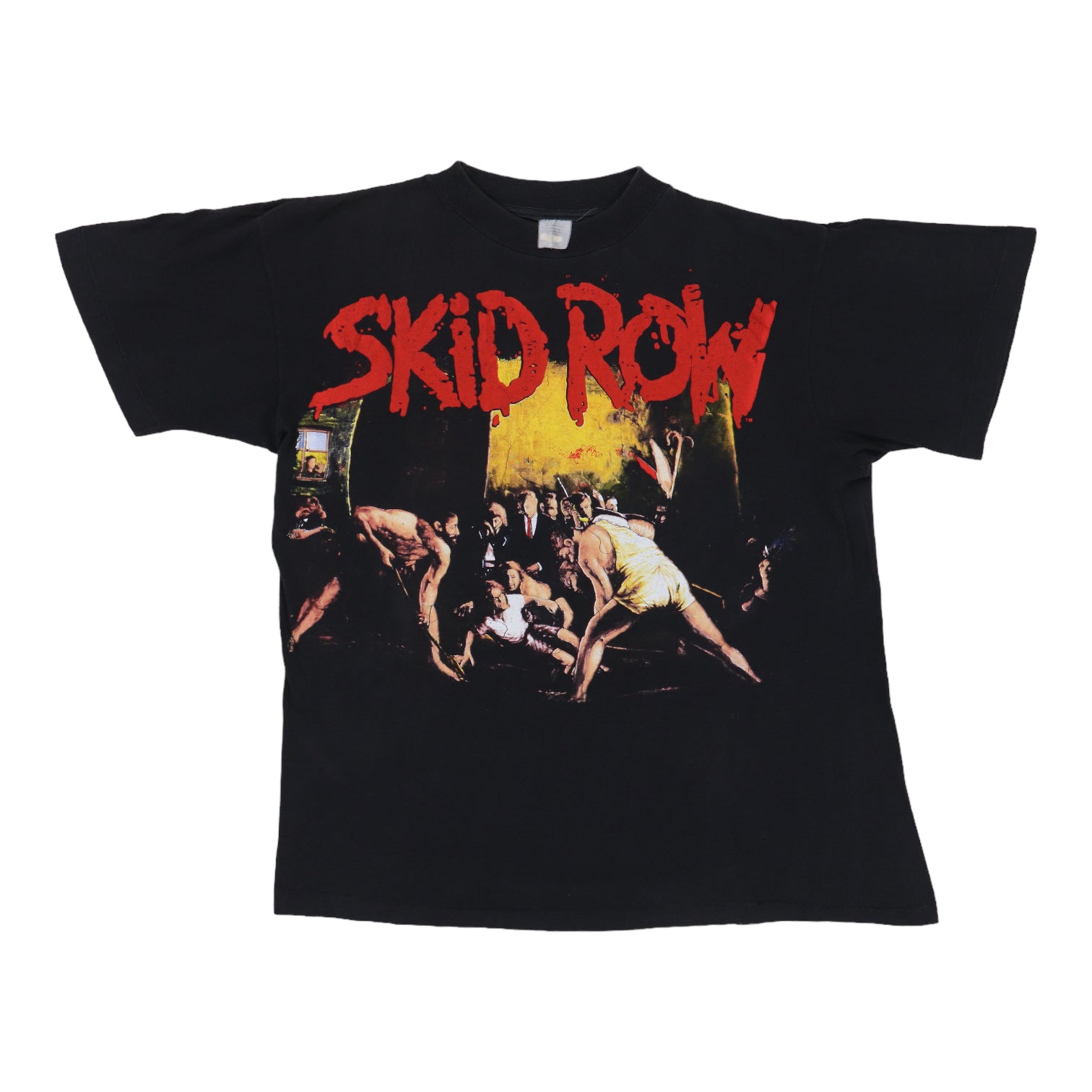 1991 Skid Row Slave To The Grind Shirt | Authentic Vintage Tee