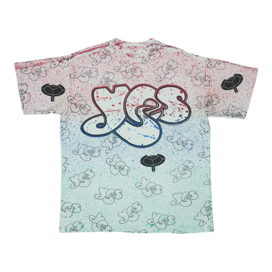 1991 Yes 90125 All Over Print Shirt