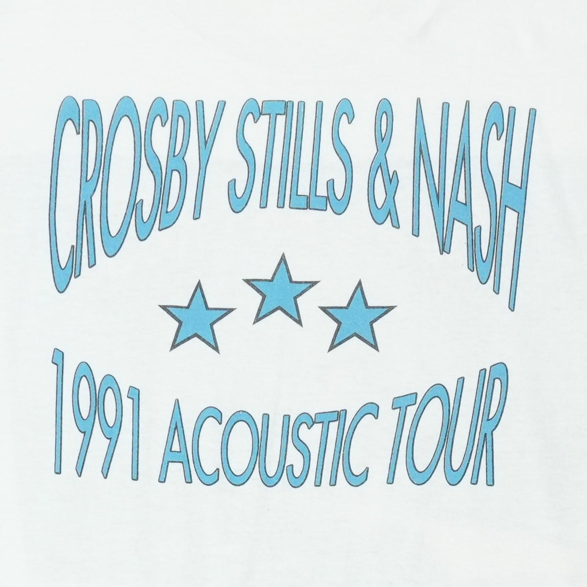 1991 Crosby Stills And Nash Southern Cross Acoustic Tour Shirt