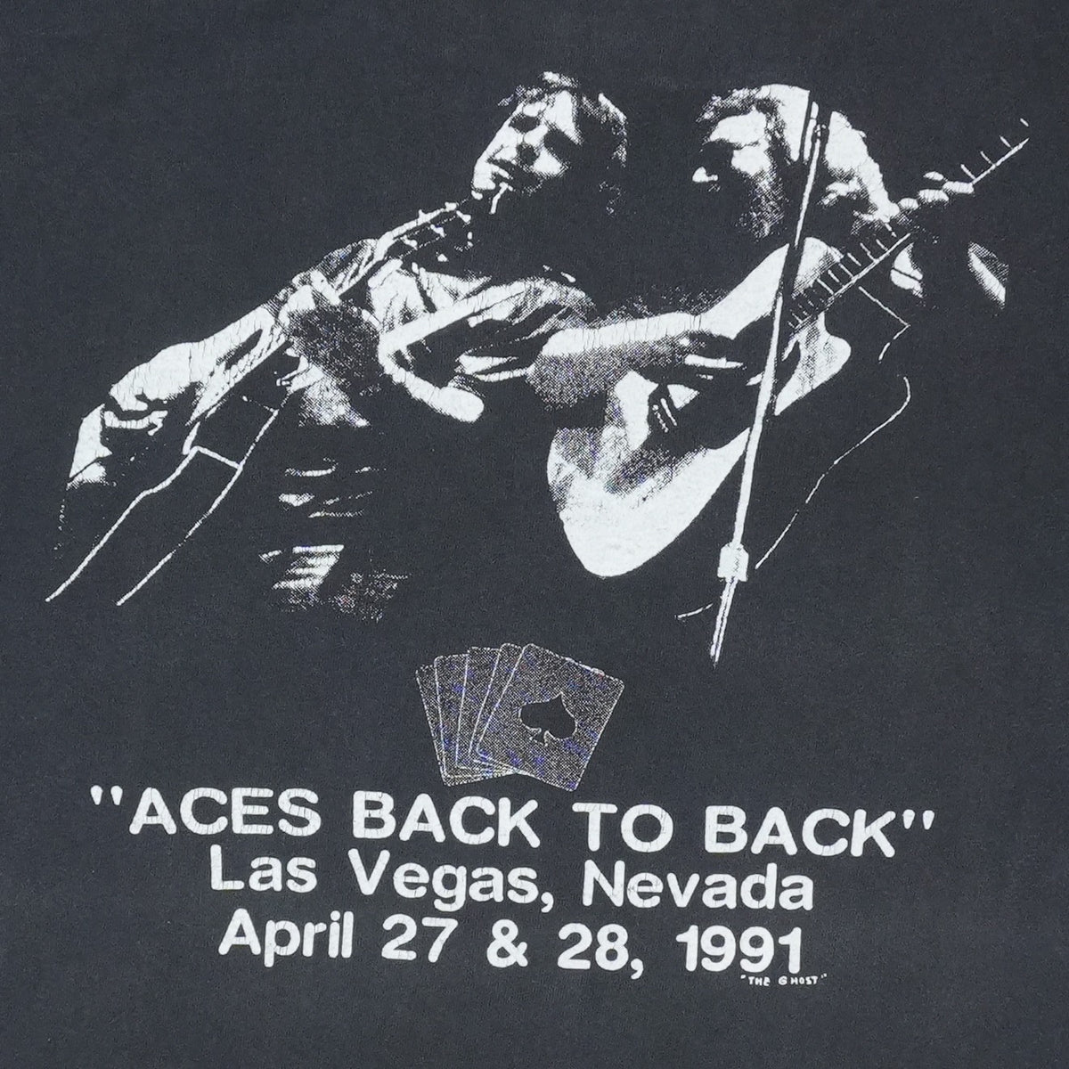 1991 Grateful Dead Aces Back to Back Las Vegas Shirt