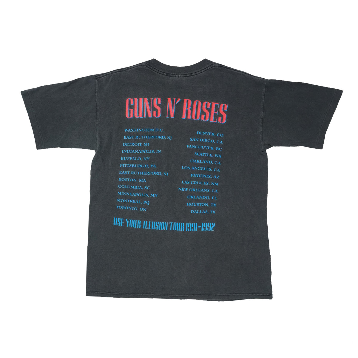 1991 Guns N Roses Tour Shirt