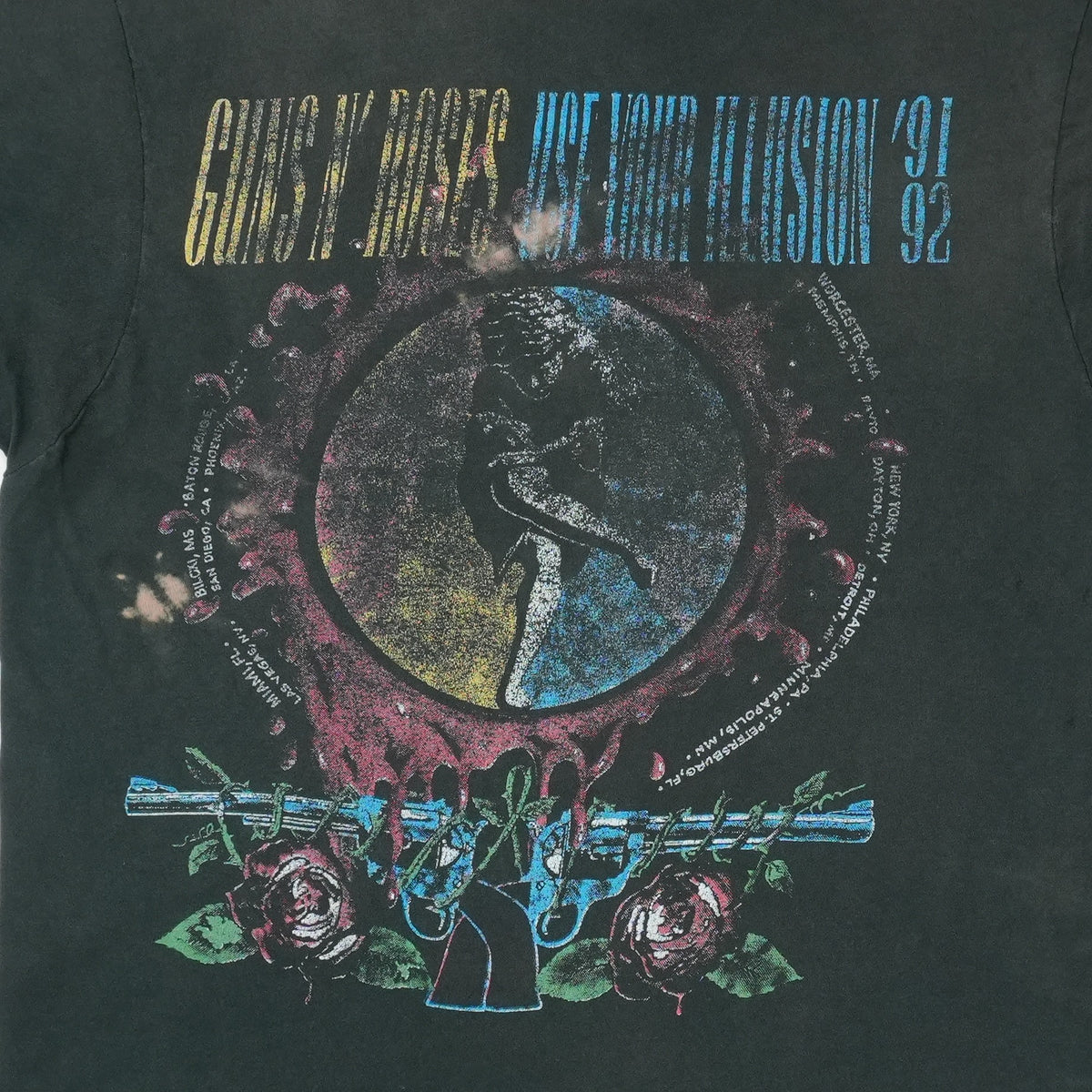 1991 Guns N Roses Use Your Illusion Tour Shirt