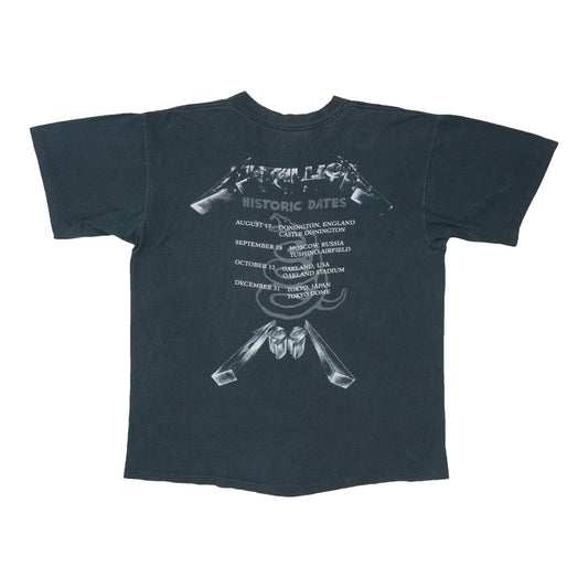 1991 Metallica Historic Dates Shirt