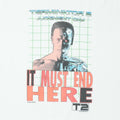 1991 Terminator 2 It Must End Here Shirt