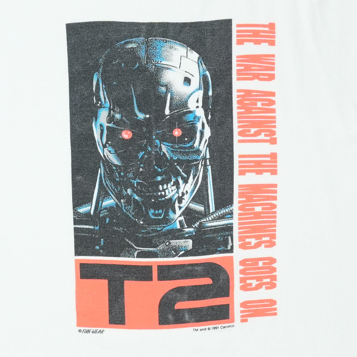 1991 Terminator 2 The War Against The Machines Shirt