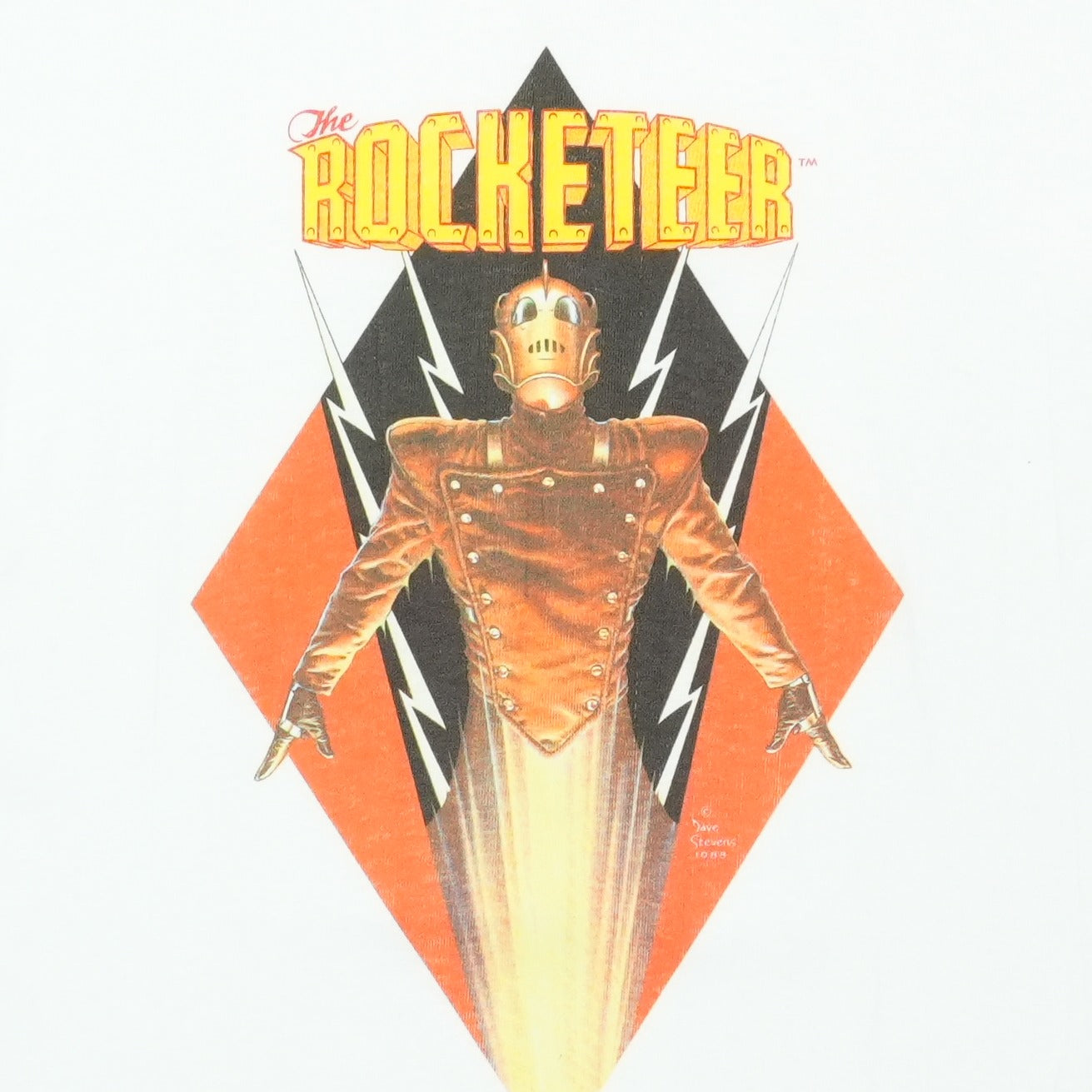 1991 The Rocketeer Movie Graphitti Shirt