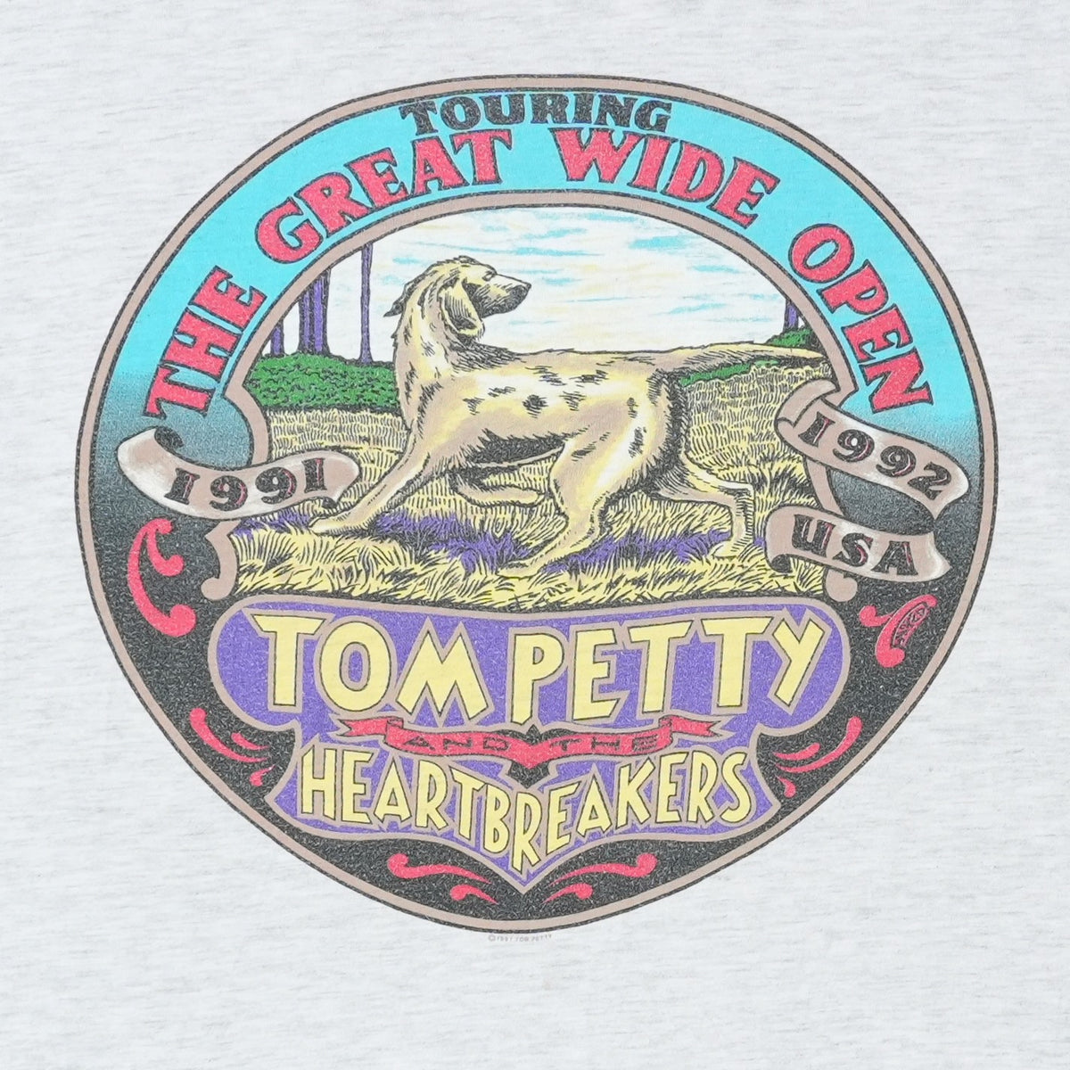 1991 Tom Petty The Heartbreakers Touring The Great Wide Open Shirt