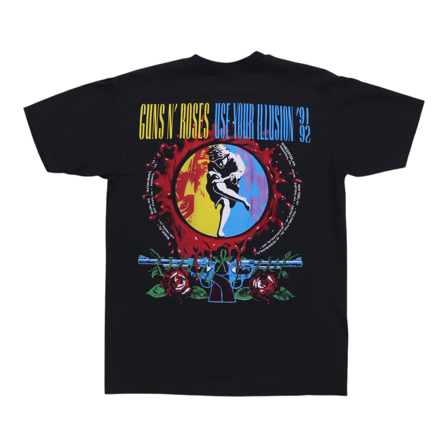 1991 Guns N Roses Use Your Illusion Tour Shirt