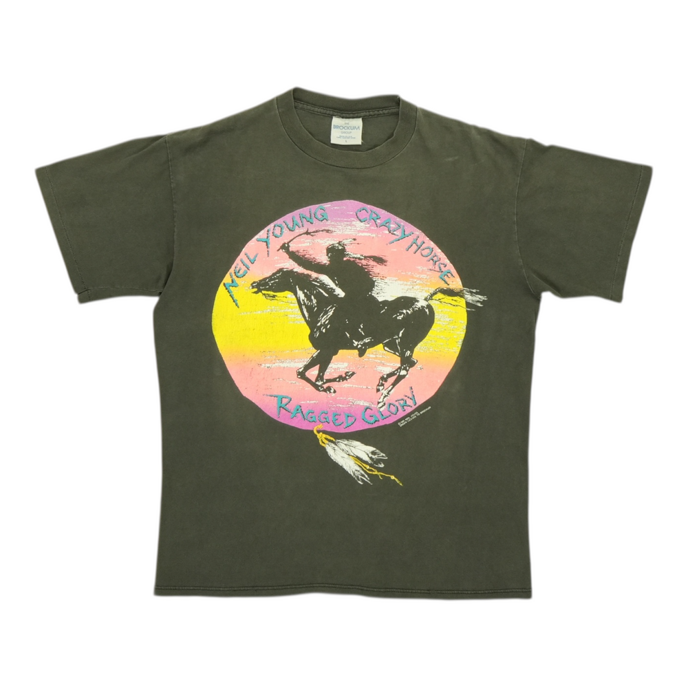 1991 Neil Young Crazy Horse Ragged Glory Tour Shirt