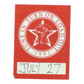1991 Sisters Of Mercy Tune In Turn On Load Out Crew Pass front