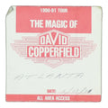 1991 The Magic of David Copperfield Tour All Area Access Backstage Pass front