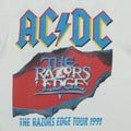 1991 AC-DC The Razors Edge Tour Shirt Detail 1