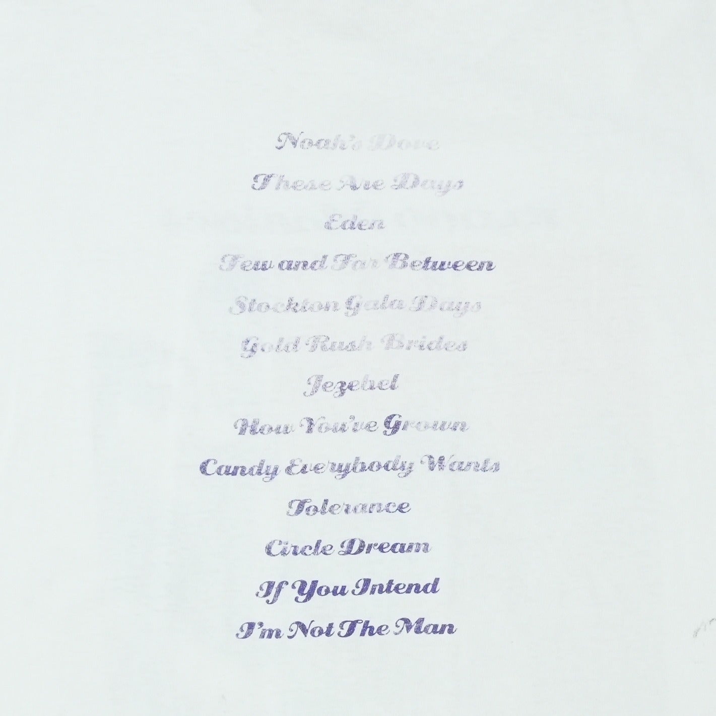 1992 10000 Maniacs Our Time In Eden Shirt