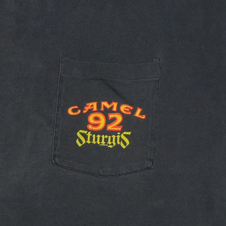 1992 Camel Sturgis Born To Be Smooth Shirt Detail 1