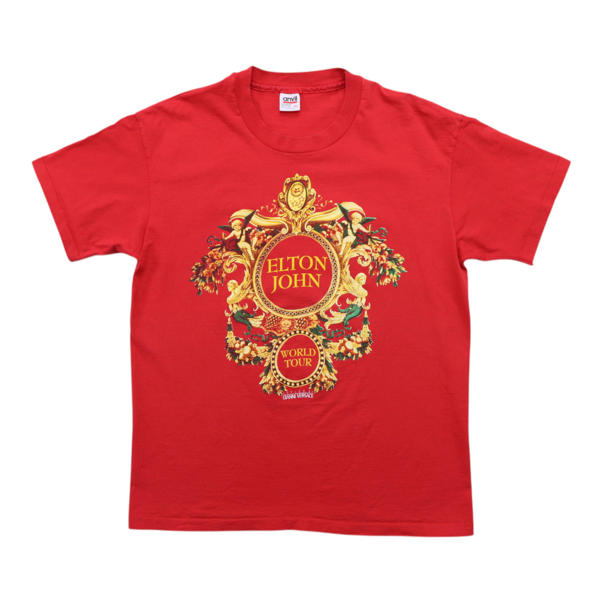 1992 Elton John Versace Tour Shirt | Authentic Vintage Tee – WyCo